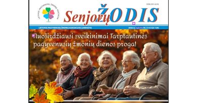 Išleistas naujas LPŽA laikraščio „Senjorų žodis“ numeris
