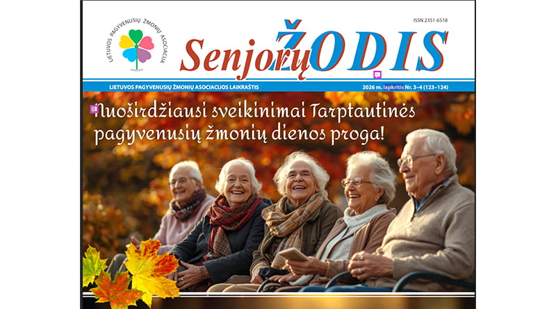Išleistas naujas LPŽA laikraščio „Senjorų žodis“ numeris